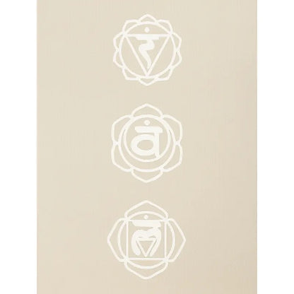 Yogi &amp; Yogini Premium TPE yogamat chakra beige Kopen thumb