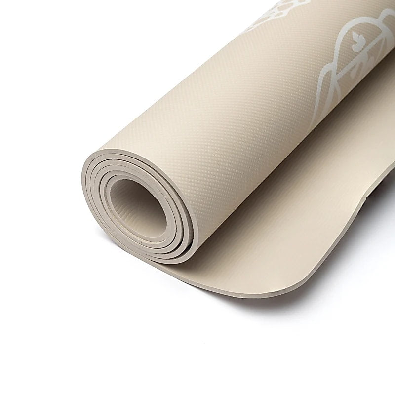 Yogi & Yogini Premium TPE yogamat chakra beige