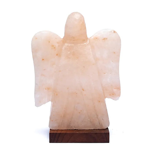 Zoutlamp engel met snoer en LED lamp