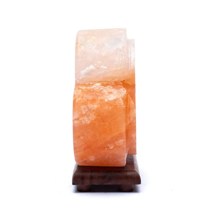 Buy Salt lamp Double heart with cable and LED thumb