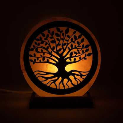 Salzlampe Lebensbaum mit Kabel u. LED großhandel thumb