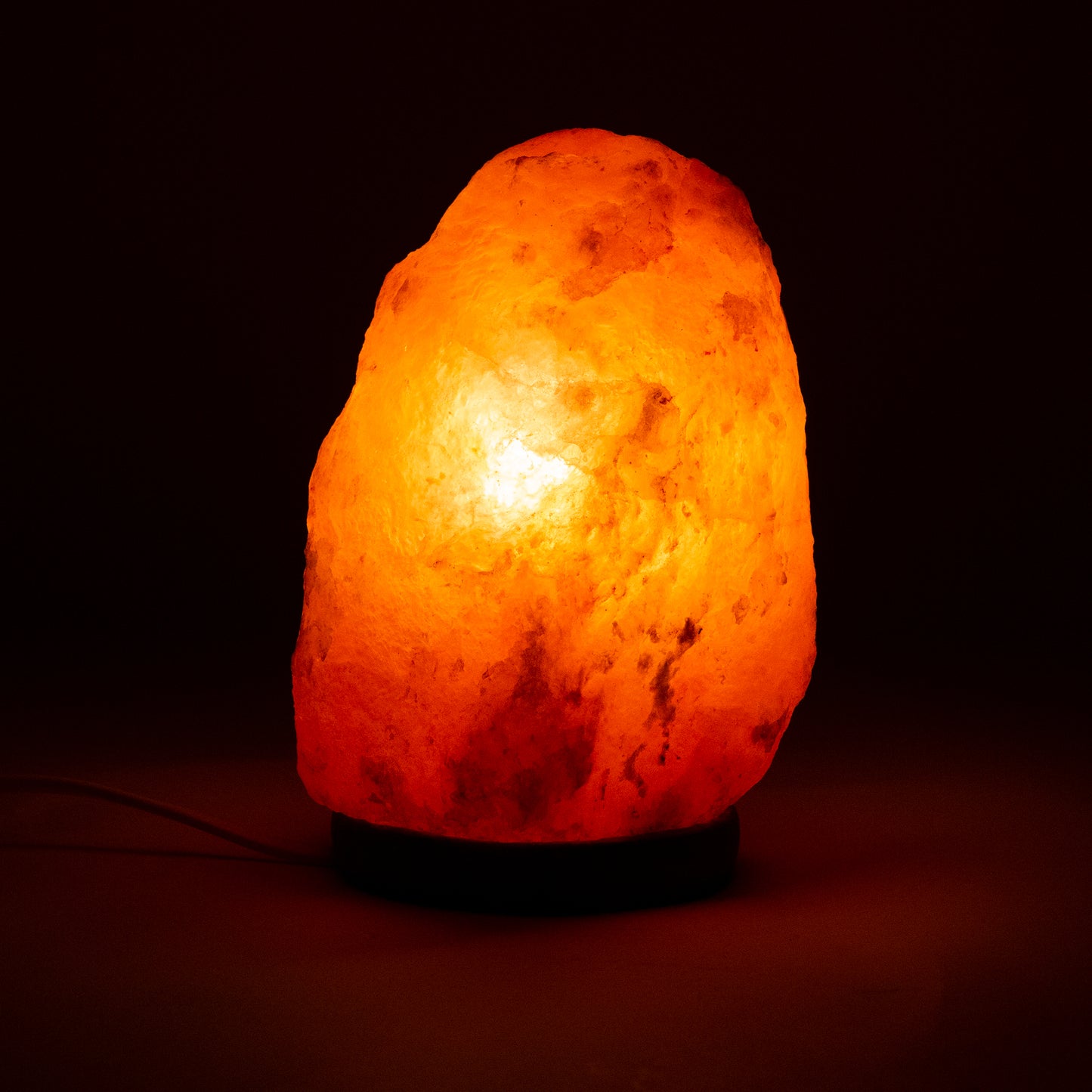 Zoutlamp met snoer en lamp
