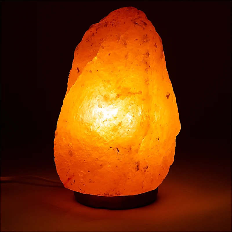 Zoutlamp met snoer en lamp