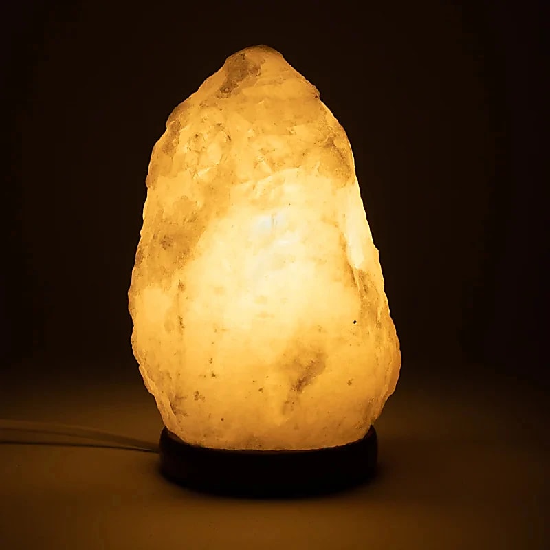 Zoutlamp wit met snoer en lamp groothandel
