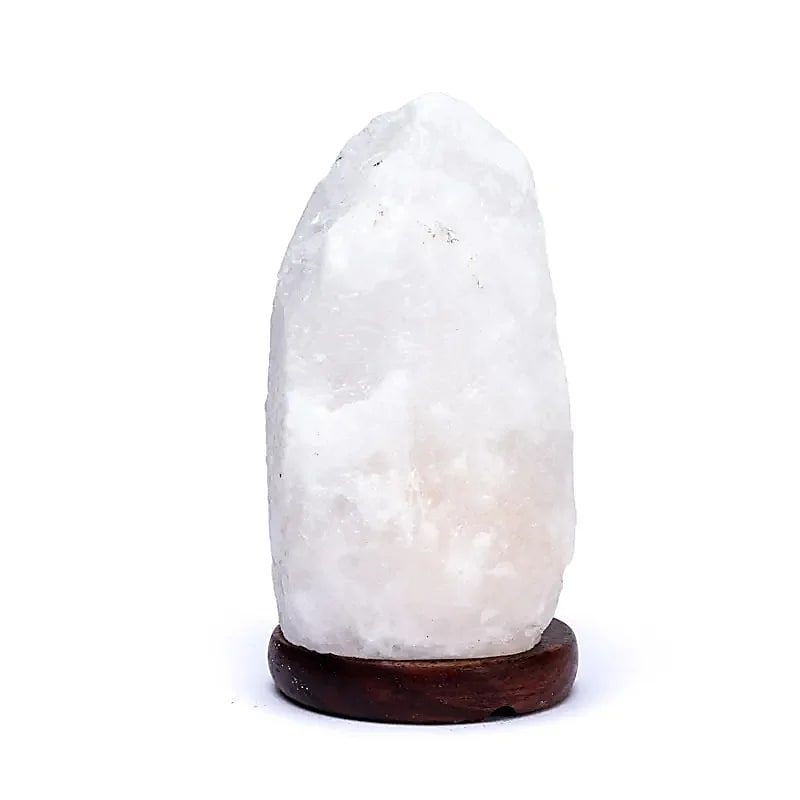 Zoutlamp wit met snoer en lamp Kopen