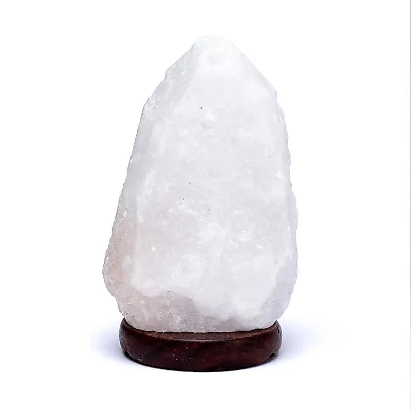 Zoutlamp wit met snoer en lamp