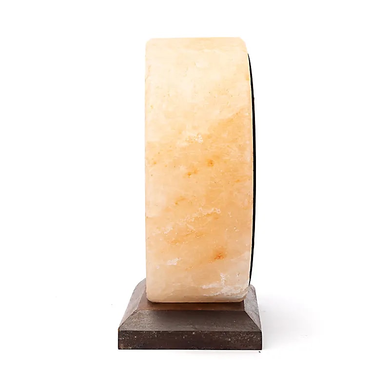 Lámpara de sal Yin Yang con cable y bombilla