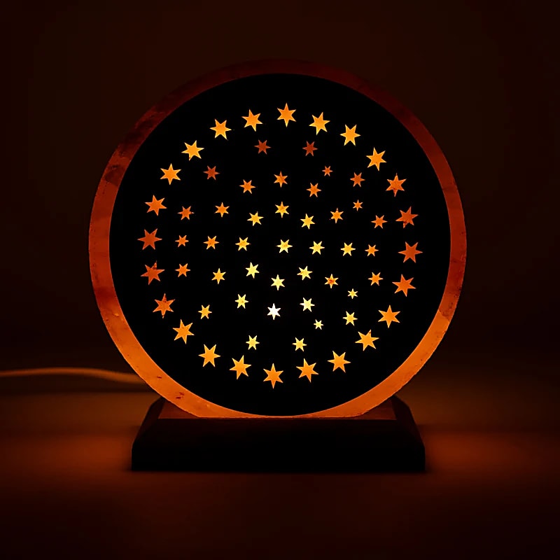 Lampada di sale stelle con cavo e lampadina