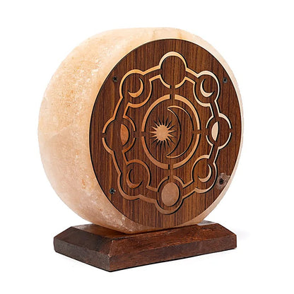 Buy Salt lamp Moon phases with cable and bulb thumb