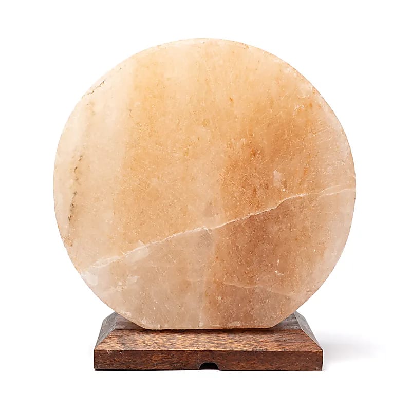 Salt lamp Moon phases with cable and bulb