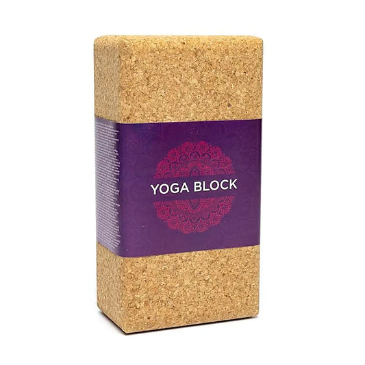 Yoga prop steunblok kurk