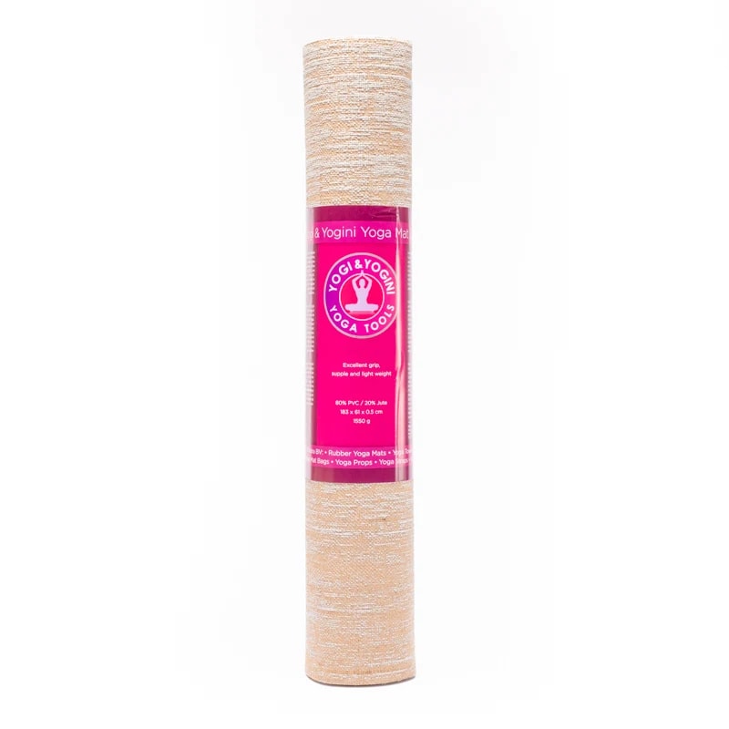 Yogi & Yogini tapis yoga jute gris
