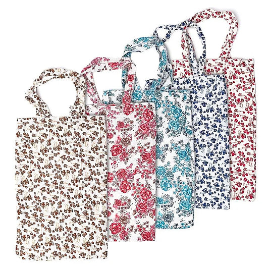 Bolsa de la compra- Vintage -sari de poliéster