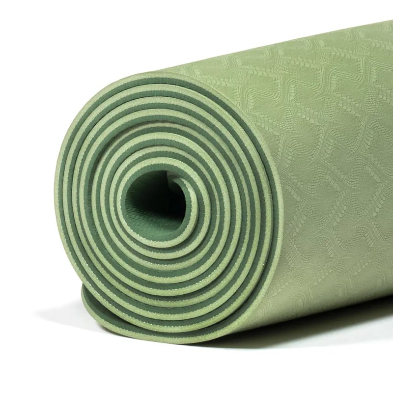 Yogi & Yogini Premium TPE Yogamatte grün
