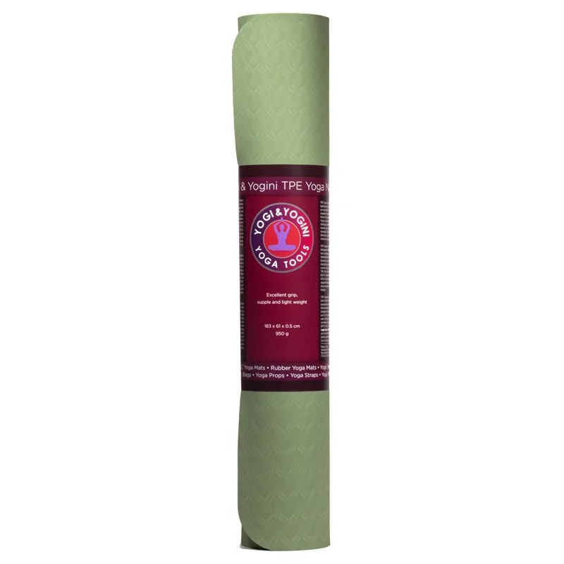 Yogi & Yogini Premium TPE Yoga Mat green | Phoenix