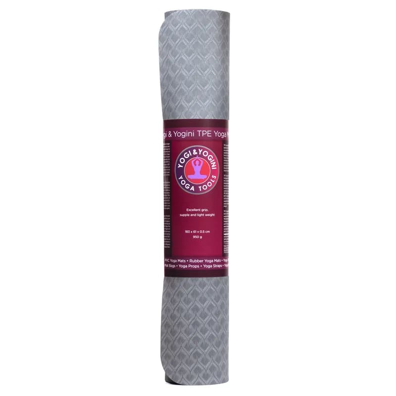 Yogi & Yogini Premium TPE tappetino yoga antracite