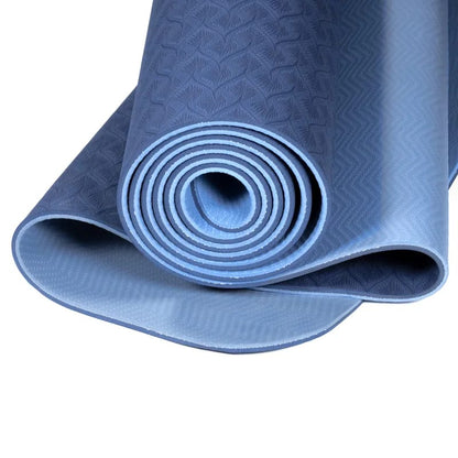 Yogi & Yogini Premium TPE Yogamatte blau TPE thumb