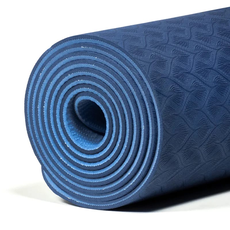 Yogi & Yogini Premium TPE Yogamatte blau