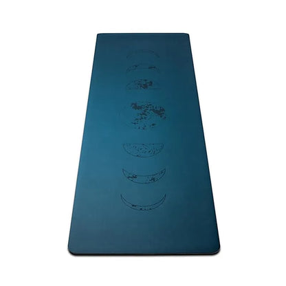 Yogi & Yogini Tapis de Yoga en PU phases lunaire Pétrole thumb