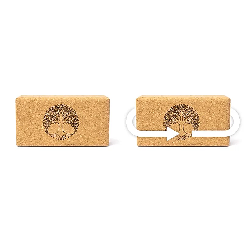 Yogablock Kork Lebensbaum