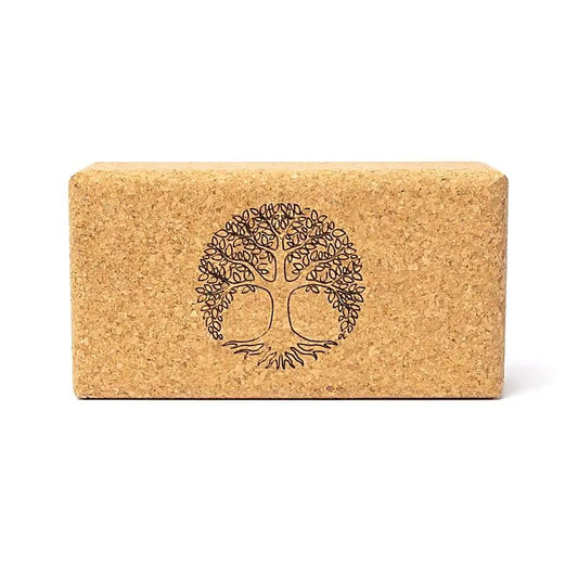 Bloque de corcho para yoga Árbol de la Vida