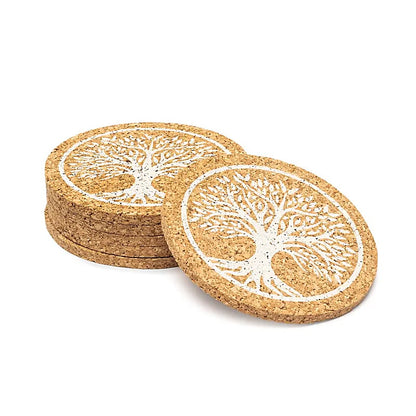 Sottobicchieri sughero Albero della vita set da 6 all’ingrosso thumb