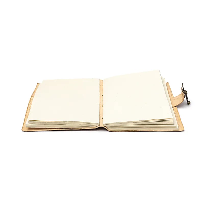 Notebook mystical symbols with faux leather cover