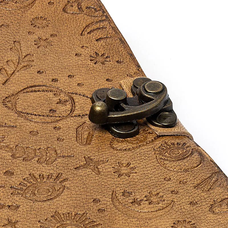 Buy Notebook mystical symbols with faux leather cover