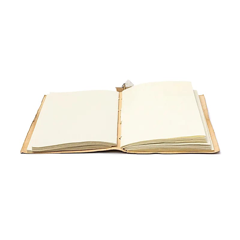 Cuaderno Árbol de la Vida con cristal de roca y cubierta de polipiel al por mayor