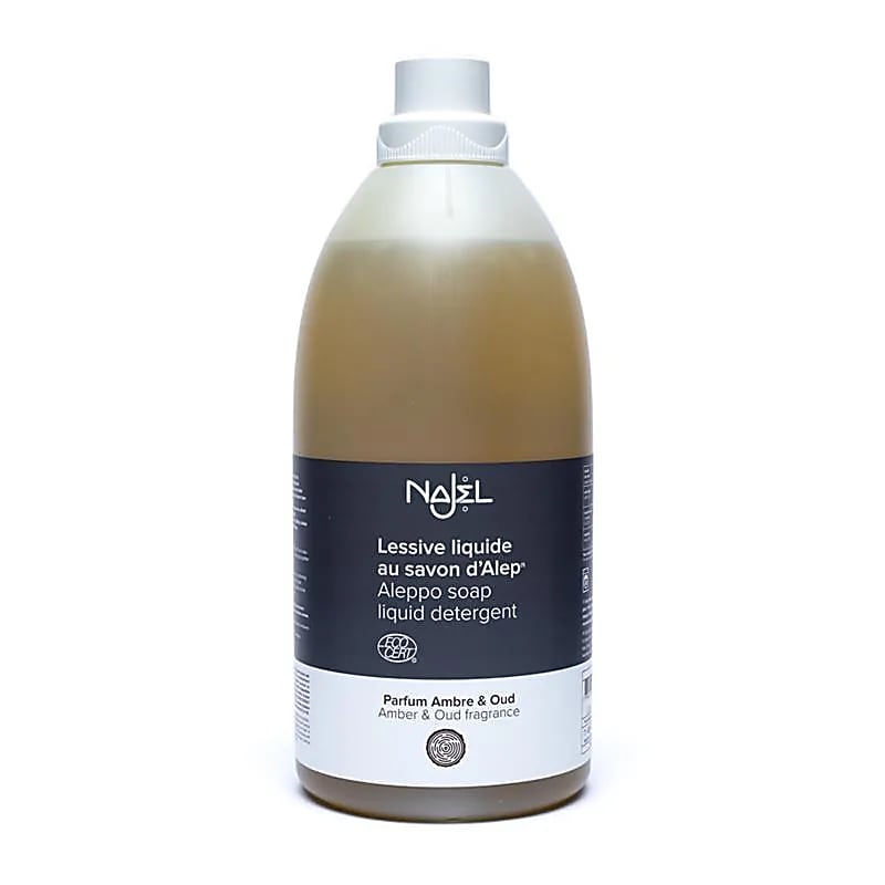 Najel Aleppo-Seife Flüssigwaschmittel Amber & Oudh-Duft – 2000 ml