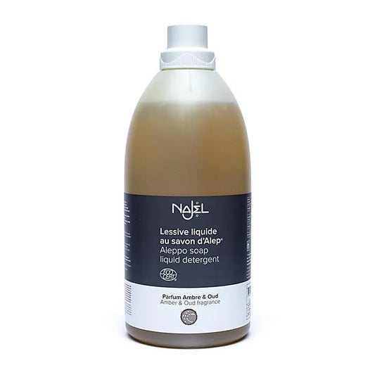 Najel Aleppo soap liquid detergent amber & oudh scent