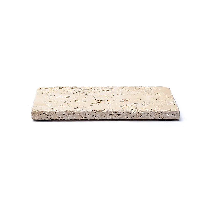 Porta sapone o porta candela Travertino naturale