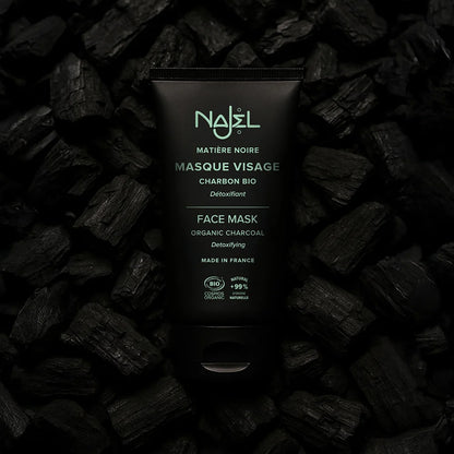Najel mascarilla facial limpiadora de carbón vegetal bio