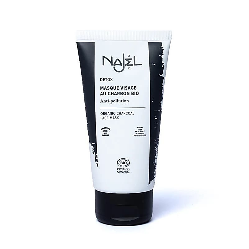 Najel reinigende Holzkohle-Gesichtsmaske BIO