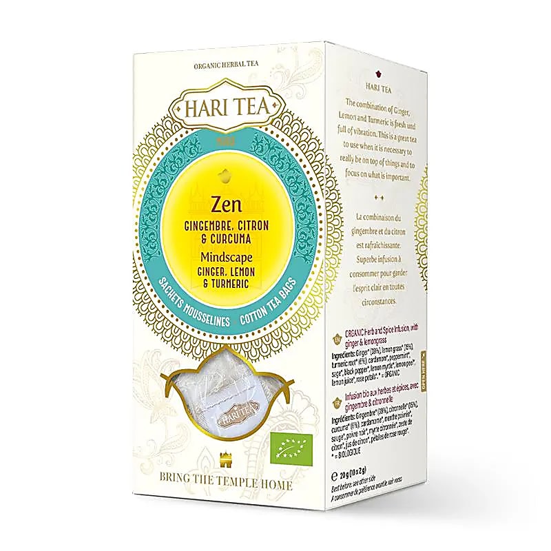 Hari Tea Mindscape bio gingembre, citron & curcuma