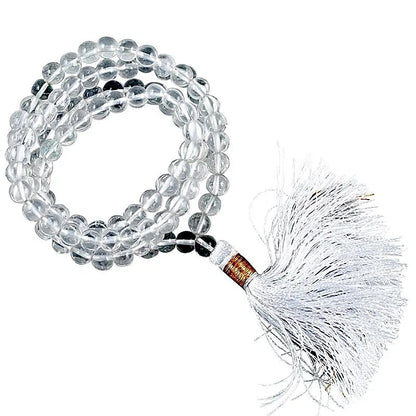 Mala Bergkristall AA Qualität, 108 Perlen +Tasche thumb