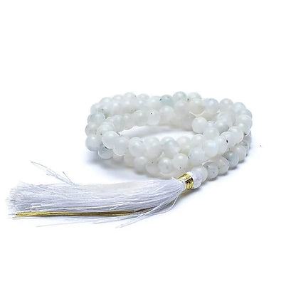 Mala Piedra de Luna calidad AA 108 cuentas+bolsa thumb