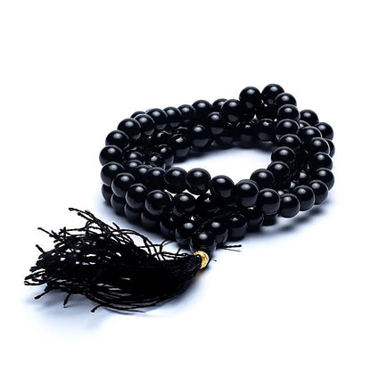 Mala Onyx black AA quality 108 beads thumb