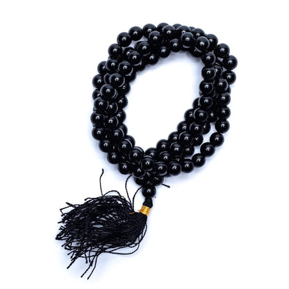 Mala Onyx black AA quality 108 beads wholesale thumb