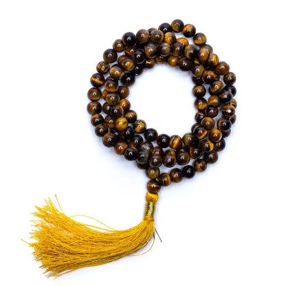 Mala Occhio di tigre qualità AA 108 perle+borsa all’ingrosso thumb