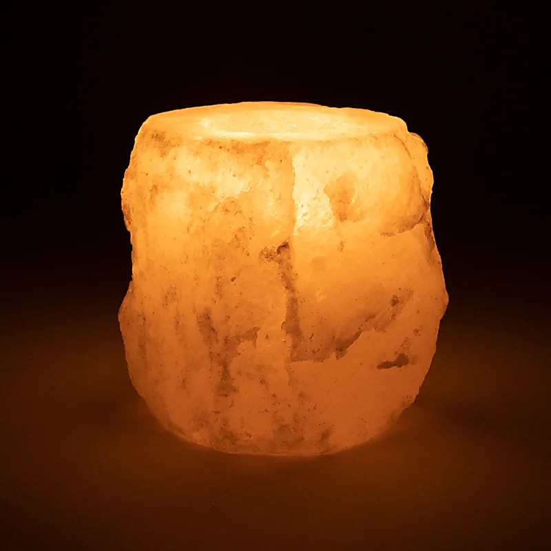 Zoutkristal sfeerlicht wit groothandel
