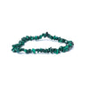 Armband malachiet chips elastisch