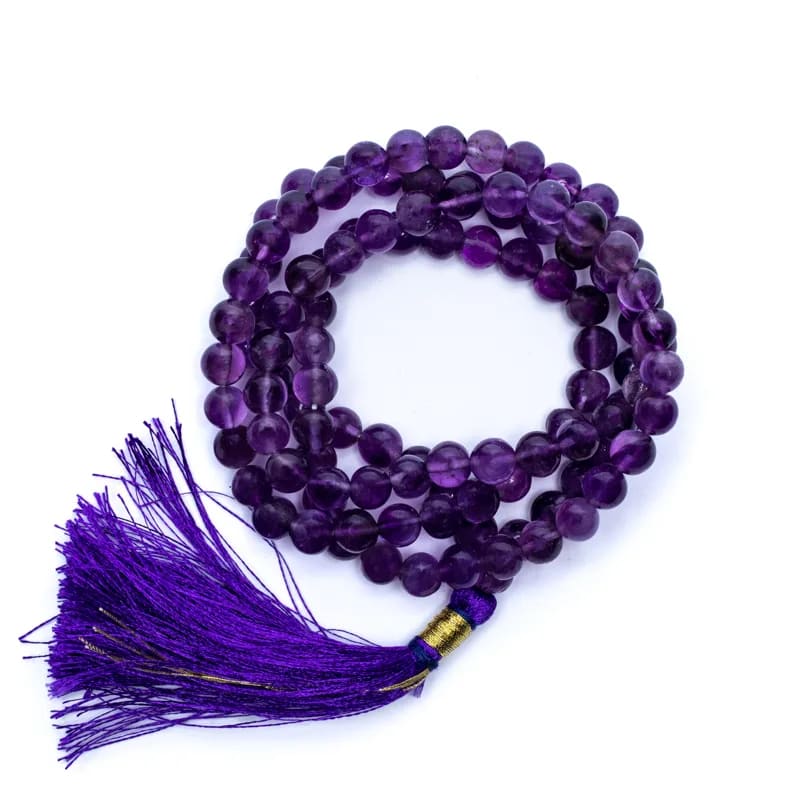 Mala Améthyste 108 perles de gros