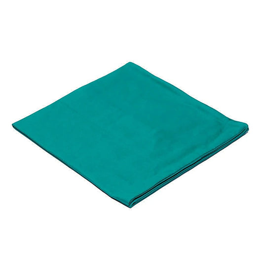 Meditation mat cover chakra 4 green organic cotton (GOTS)