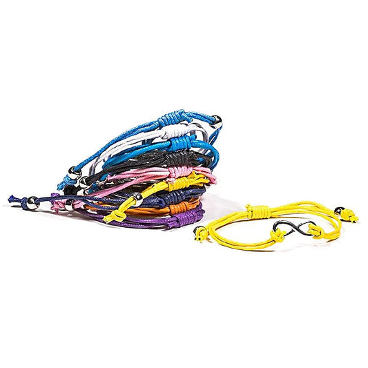 Armbandje Infinity set van 10 verschillende kleuren