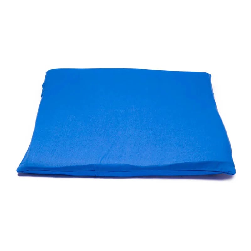 Housse de tapis de méditation 5ème Chakra en coton bio (GOTS) Bleu