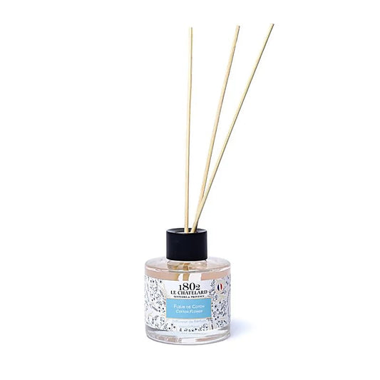 Diffusore a bastoncini fiore di cotone