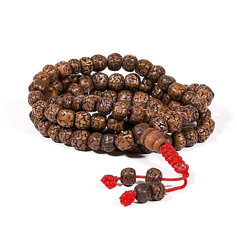 Mala Rudraksha polies 108 perles