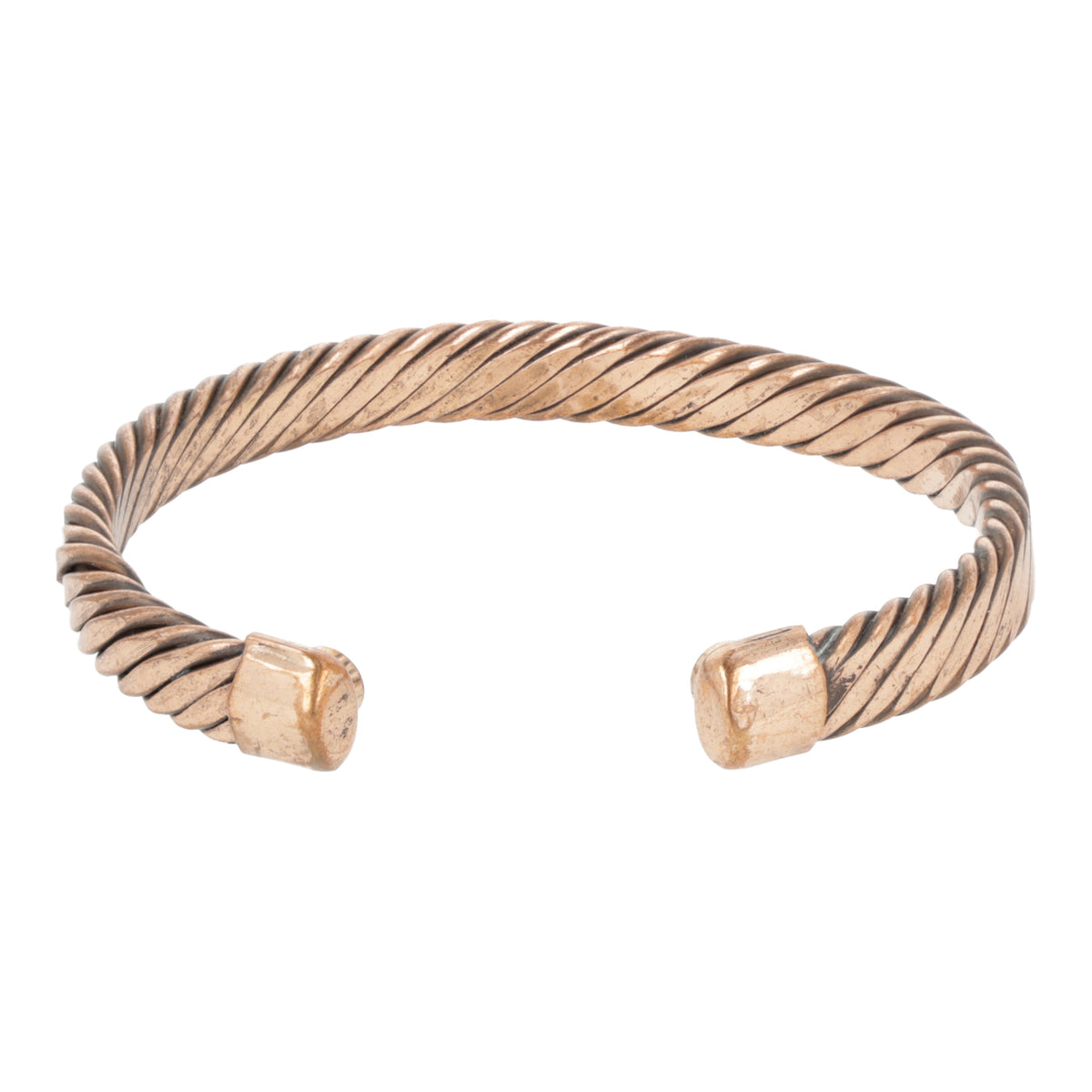 Pulsera cobre motivo retorcido magnética al por mayor