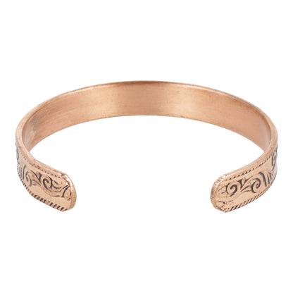 Bracciale rame motivo loto magnetico all’ingrosso thumb
